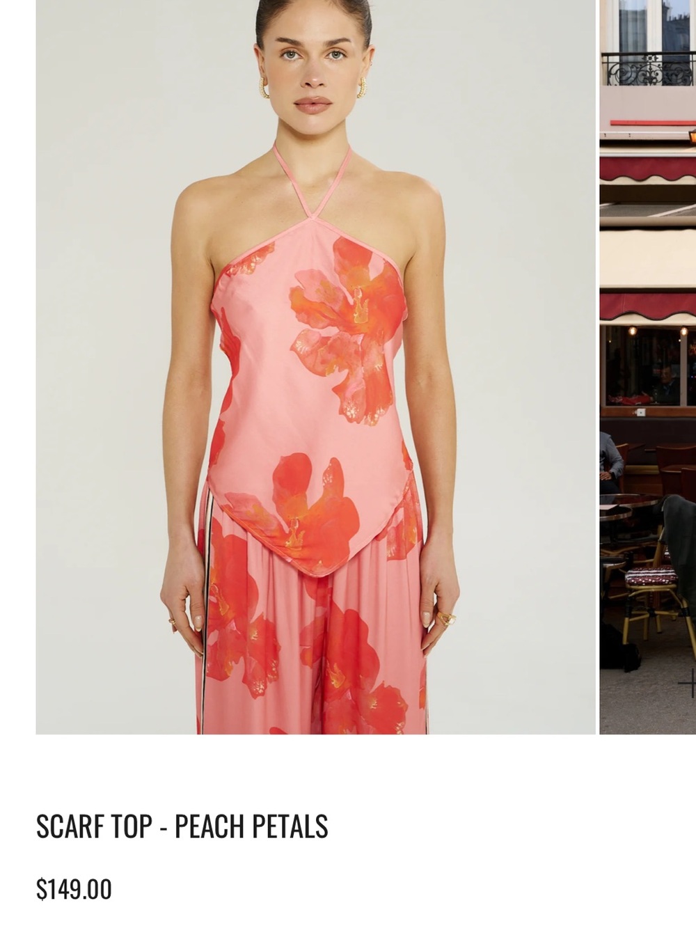 Summi Summi Pink Floral Women’s Top